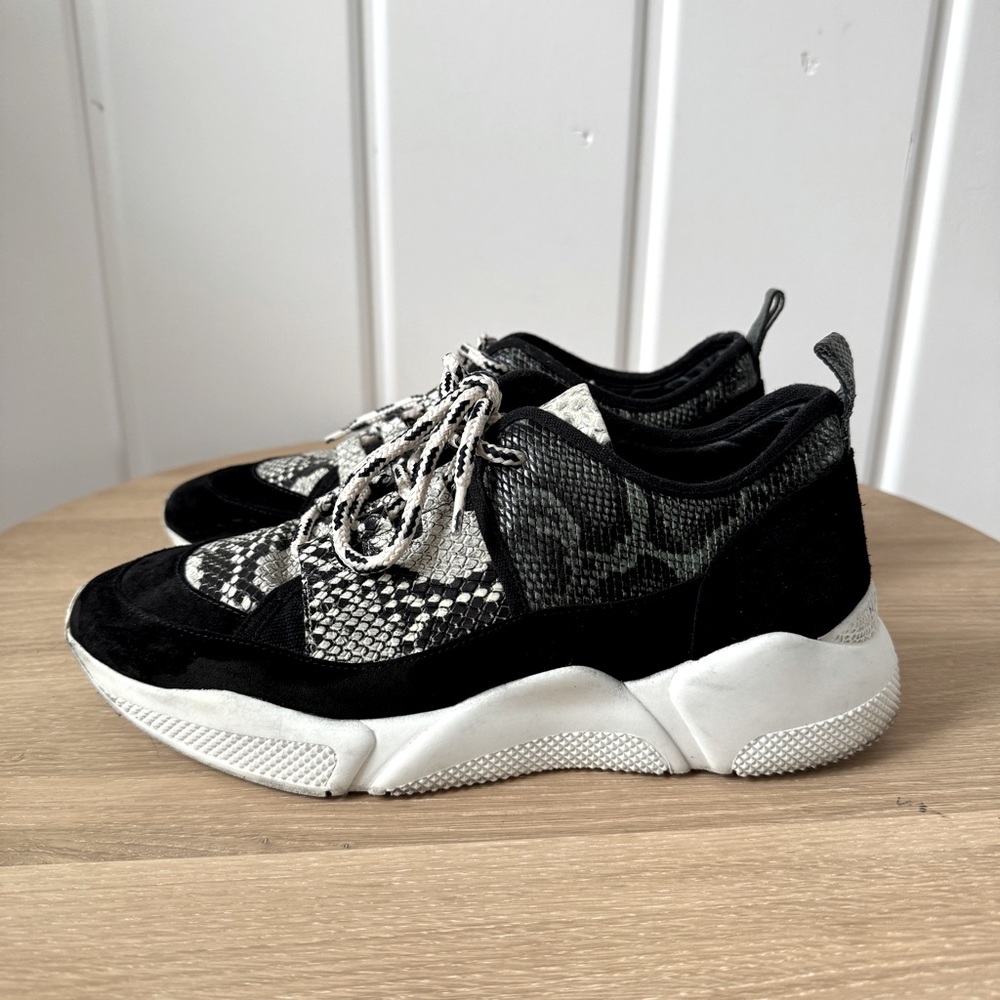 Freda Salvador Mikey Sneakers in Snakeskin Combo